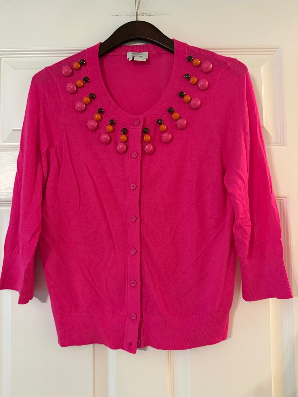 Kate Spade beaded cardigan medium